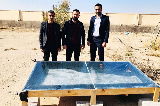 Manufacturing a solar distiller for desalination and purification of water